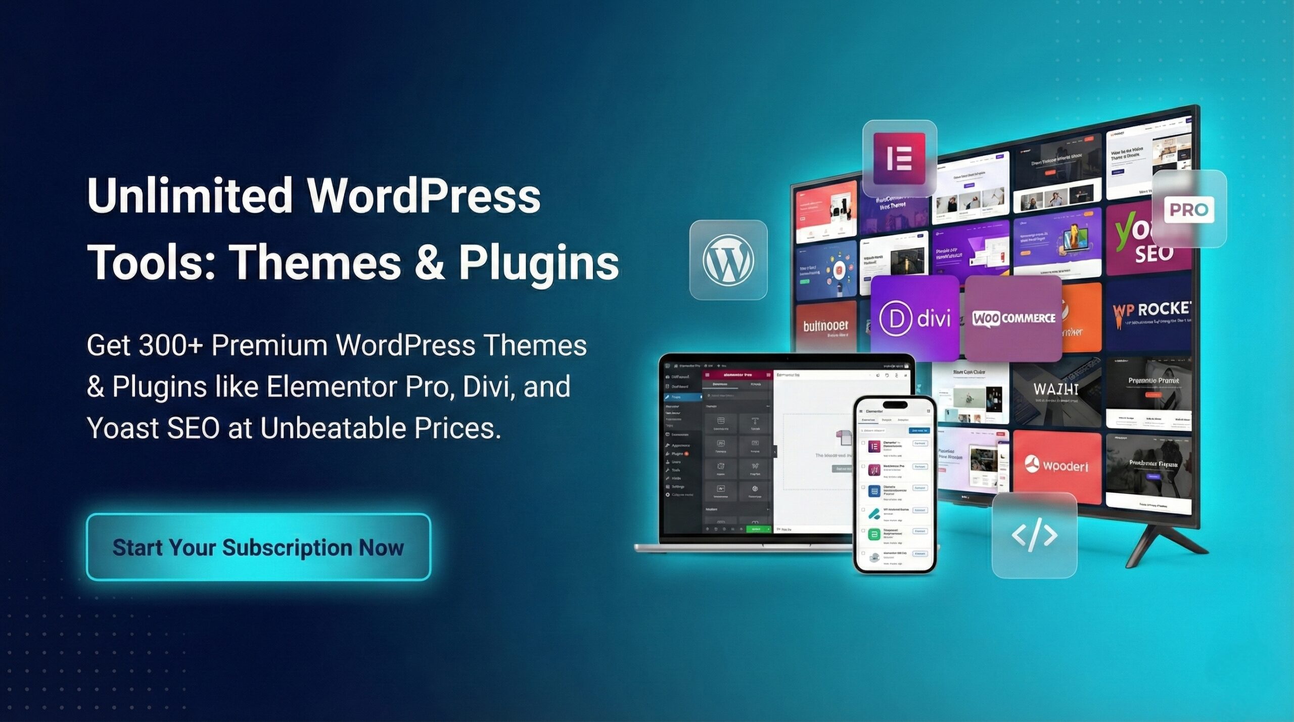 Wordpress all theme & plugin