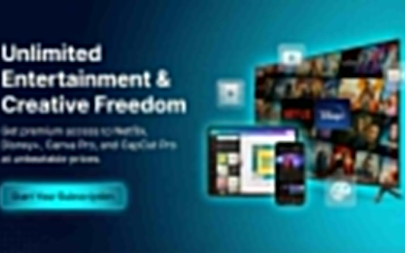 Subscriptions Pakistan Entertainment Subscriptions Pakistan - 4K Premium Access Digital Tools