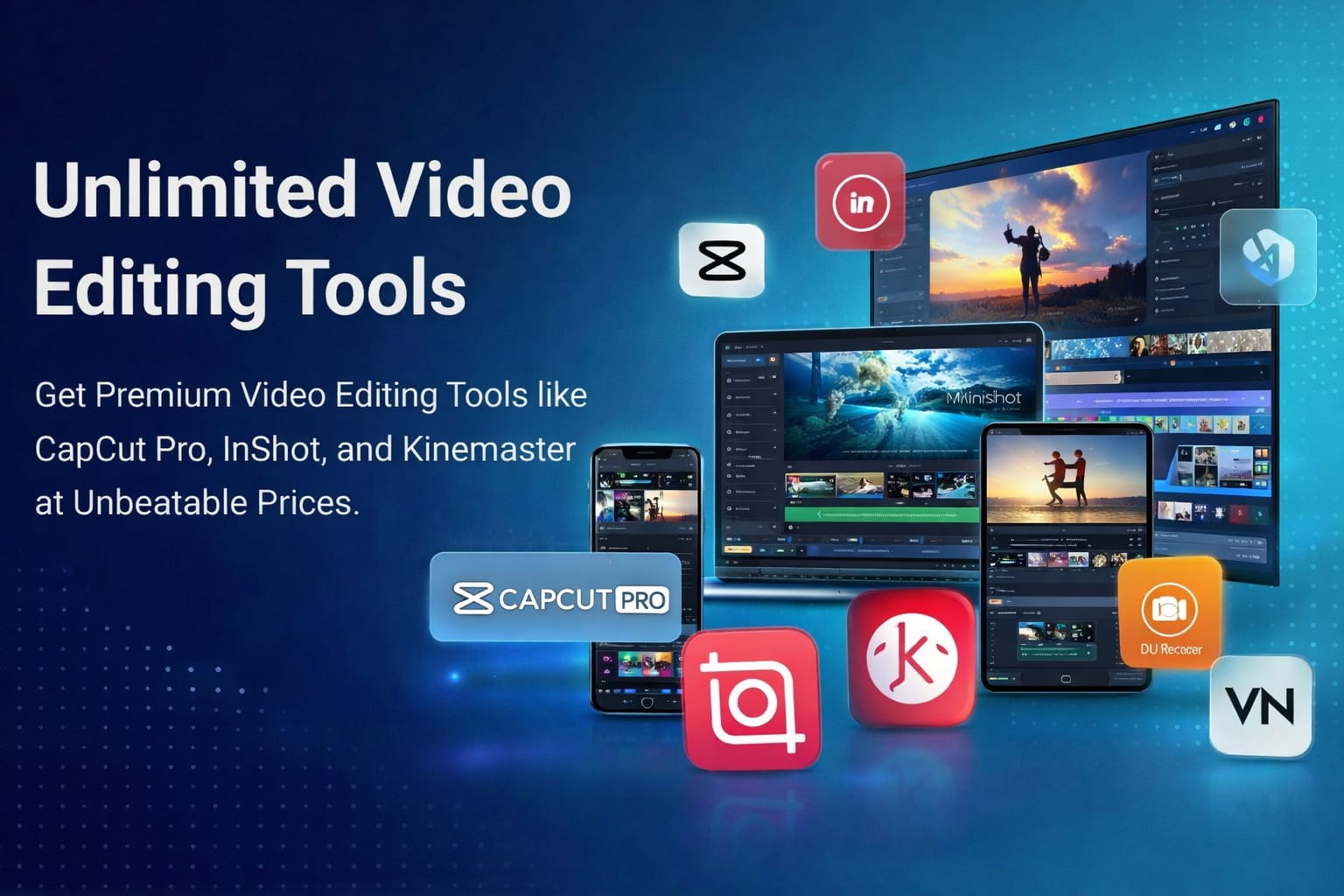 Unlimited video editing tools