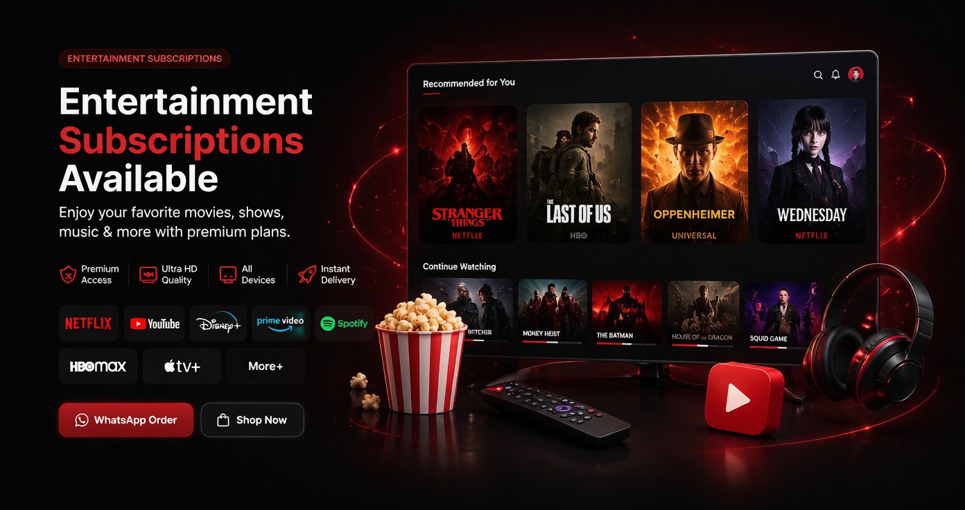 All entertainment subscription