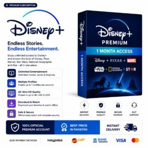 Disney Plus Monthly Subscription | Disney Plus Subscription in Pakistan | (4K Ultra HD)